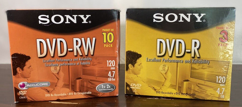 Sony dvd and - dvd-rw, dvd-r