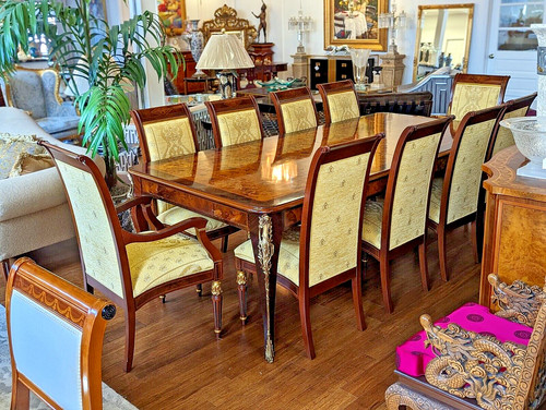 Italian dining set with - , 10