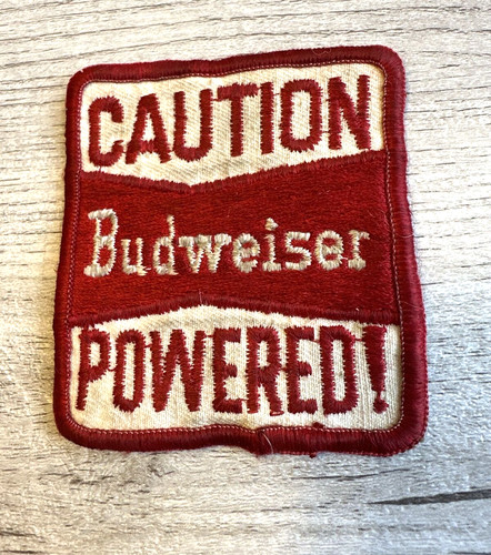 Vintage budweiser caution - vintage,