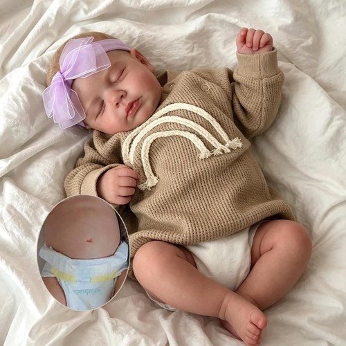 Red reborn baby - doll, black