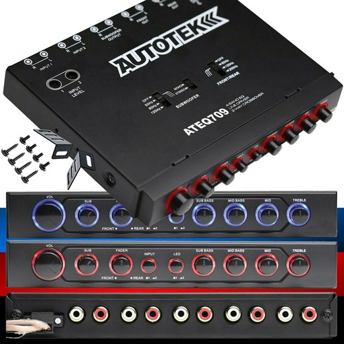 Autotek car audio equalizer - car,