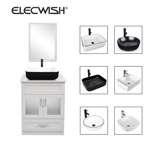 Bathroom vanity white - bathroom,