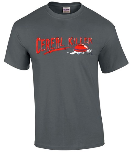 Funny cereal killer spilled - killer,