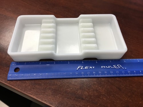 Vintage milk glass - milk, dental