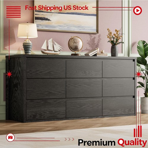 Large drawer dresser wood - large,