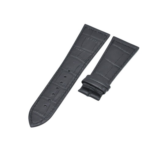 26mm black leather strap for - 26mm,