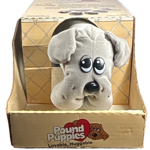 Tonka pound puppies gray plush - puppies,