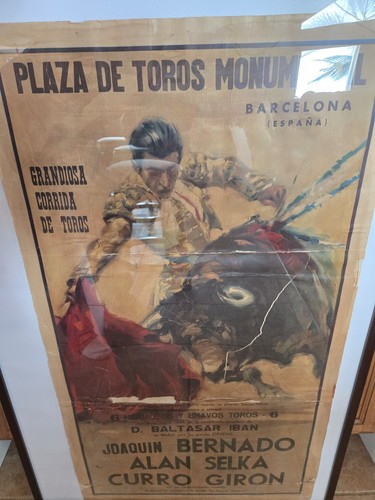 Spanish bullfight poster - bullfight,