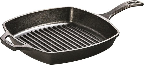 Cast iron grill - grill, lodge