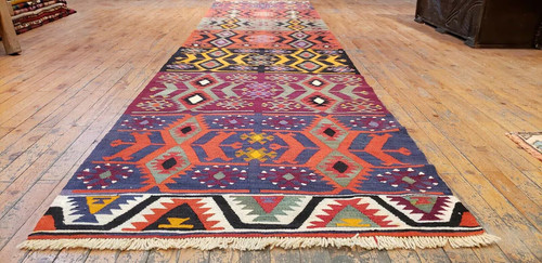 3x12ft flat woven handmade - 3x12ft, flat-woven