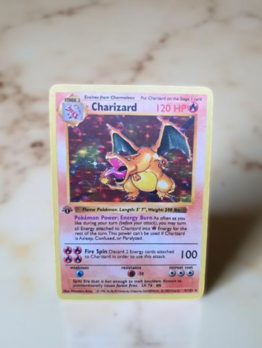 Custom made charizard 1st - made,