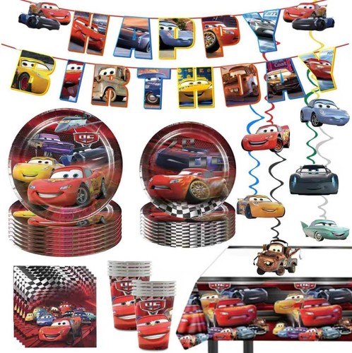 Pcs cars birthday party - 88,