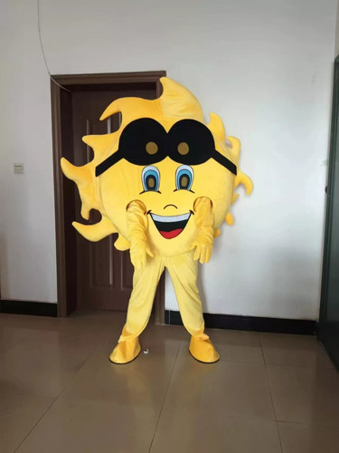 Custom sun mascot - mascot, costume