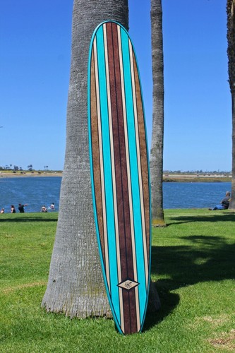 Nice wood surfboard - nice!, ft