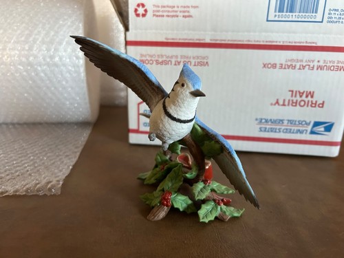 Handcrafted porcelain bird - porcelain,