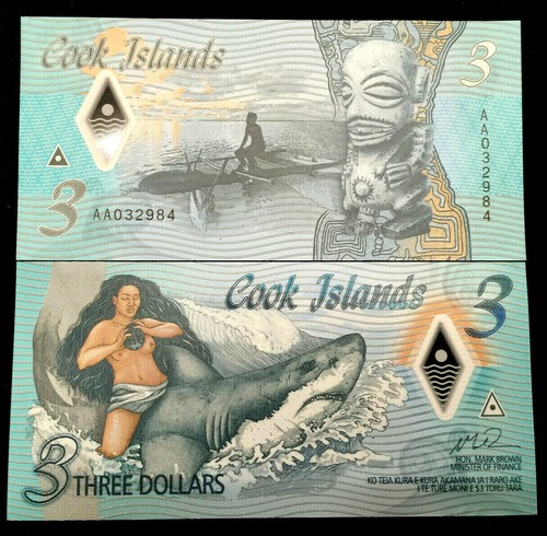 Cook islands dollars polymer - dollars,