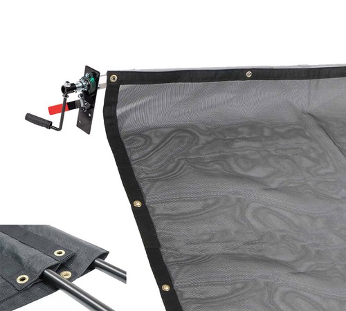 Dtr dump trailer pvc - trailer, mesh