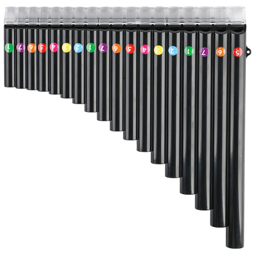Black pipes pan flute key - pipes,