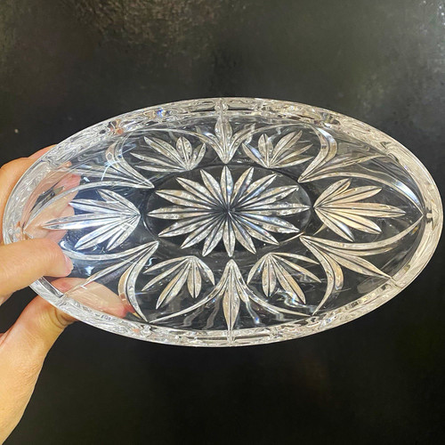 Waterford crystal oval - oval, bowl