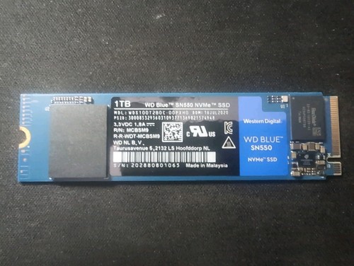 Western digital blue - blue, sn550