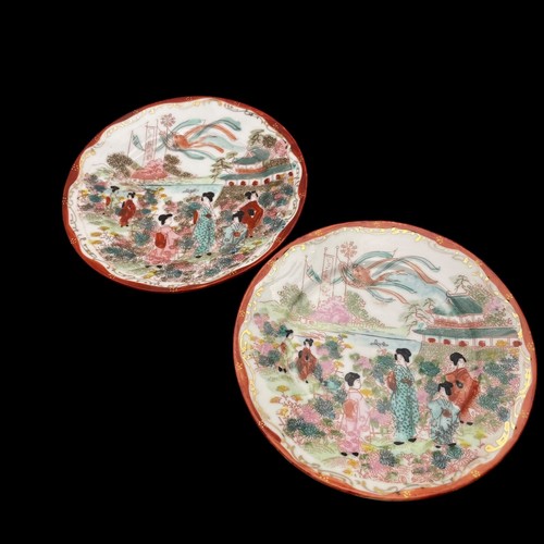 Pair hand painted - of, hand-painted