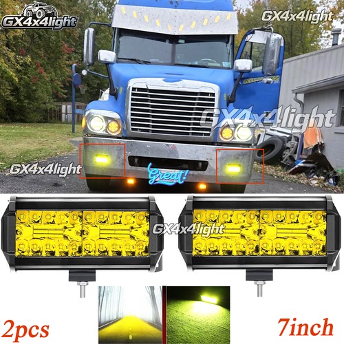 2pcs yellow led work light - work,