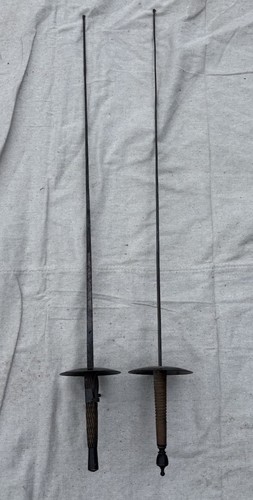 Two vintage fencing swords - two,