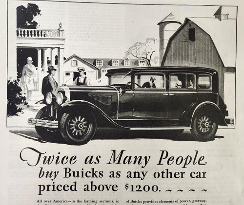Buick sedan barn vintage 1929 - buick,