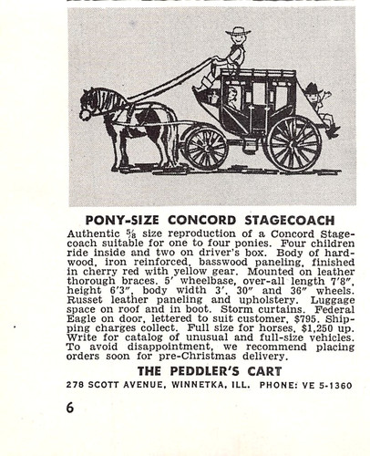 The peddlers cart pony size - cart,