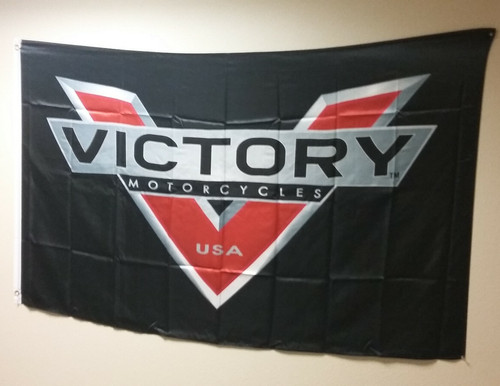 Victory motorcycle flags 3ft - 3ft, x