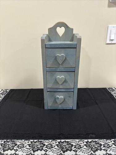 Vintage wooden heart - wooden, 3