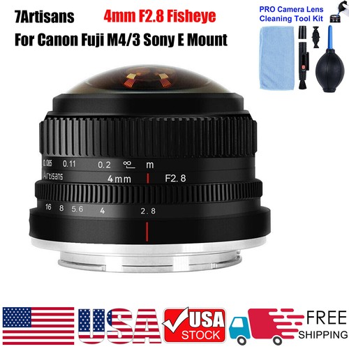 7artisans 4mm fisheye - f2.8,
