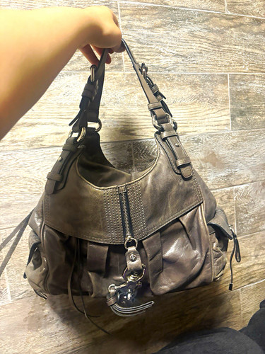 Women gray shoulder bag - shoulder,