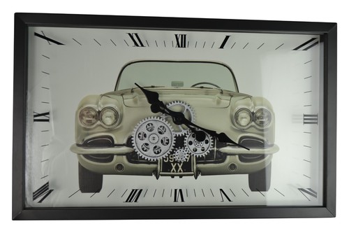 Moving gear wall clock - moving,