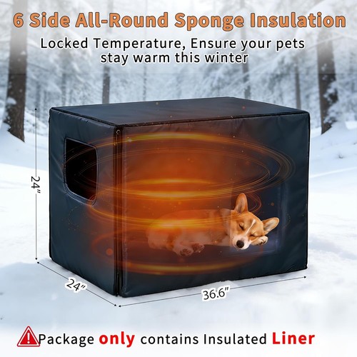 Rockever insulated outdoor dog - rockever,