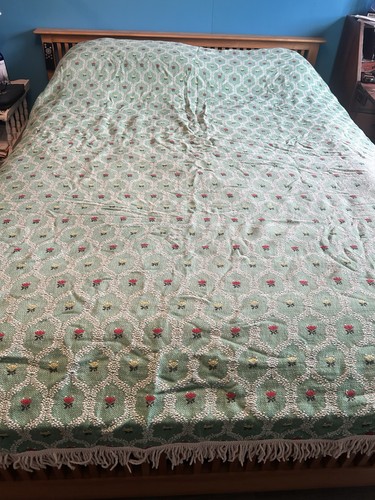 Vintage bates bedspread - bedspread, sea