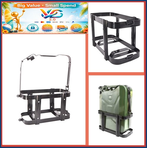 Gas can holder for - gas, gallon