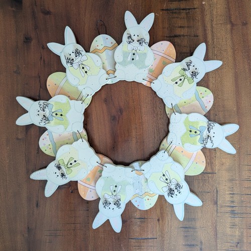 Wooden easter bunny - easter, egg