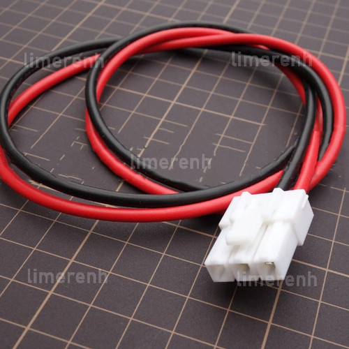 Pin power connector - 3-pin, plug