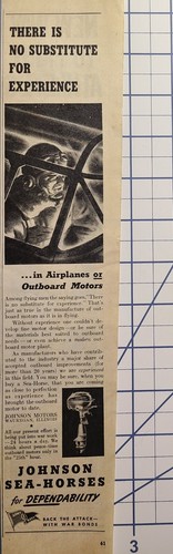 Vintage print 1943 johnson - print, ad