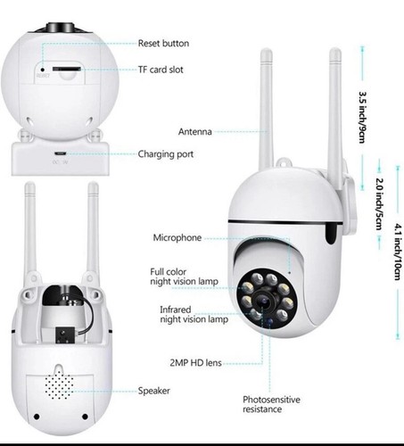 1080p wifi outdoor security - 1080p,