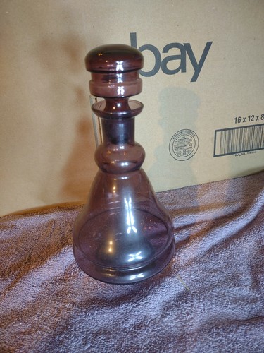 Purple decanter bottle - purple,
