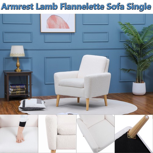 Modern lambs wool upholstered - wool,