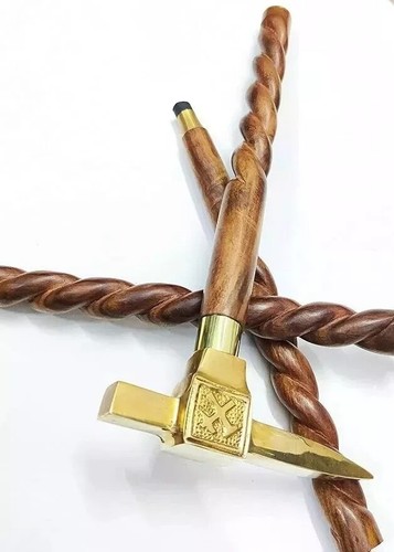 Handcrafted brass hammer head - brass,