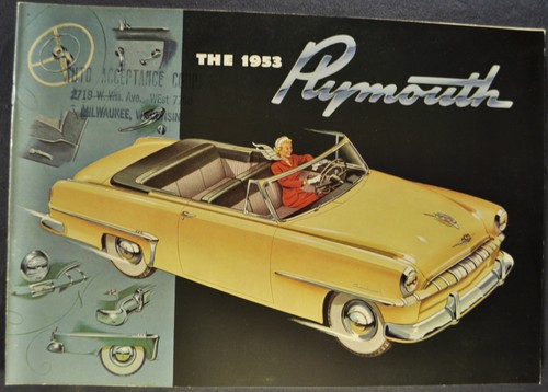 1953 plymouth brochure - 1953,