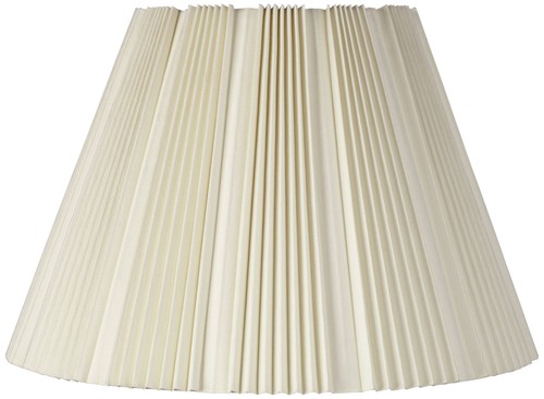 Lamp shade eggshell pleated - lamp,