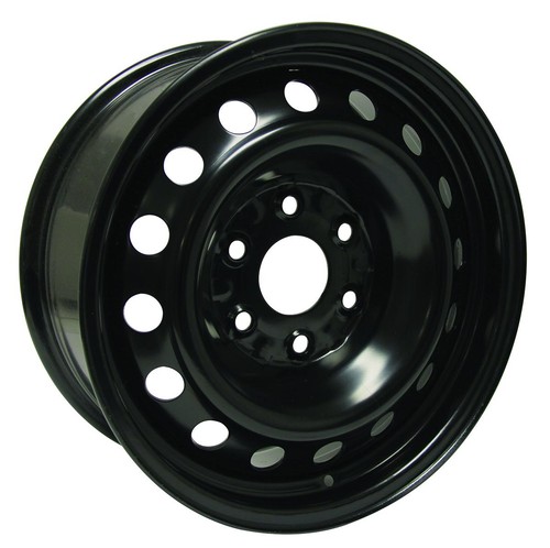 17x7 black steel wheel - wheel, rim