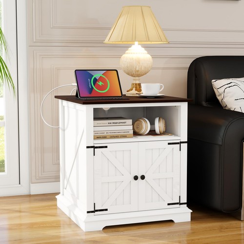Nightstand with charging - with,