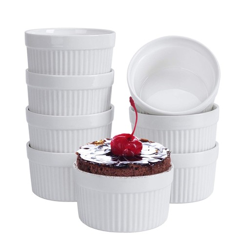 Ramekins set 8 creme - 6, 8,