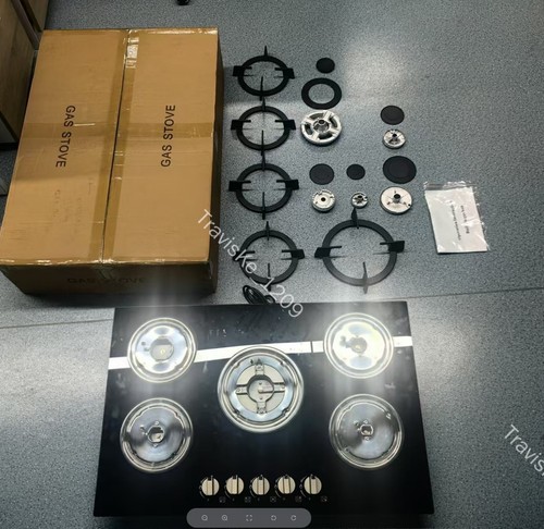 Gas stove top - top, burner